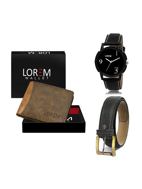belt, wallet & watch gift combo - 19268199 - Very Small Image - 1