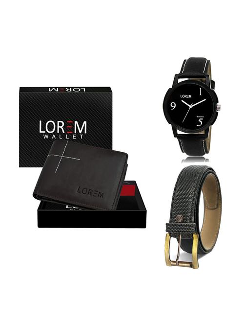 belt, wallet & watch gift combo - 19268214 - Very Small Image - 1