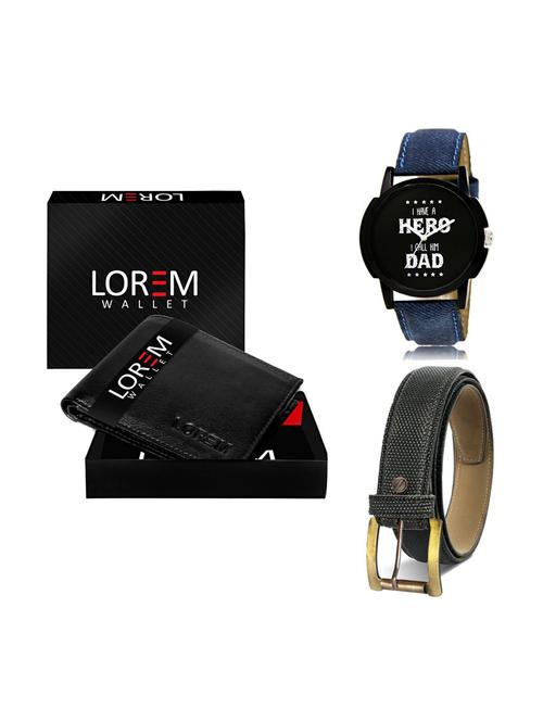 belt, wallet & watch gift combo - 19268233 - Very Small Image - 1