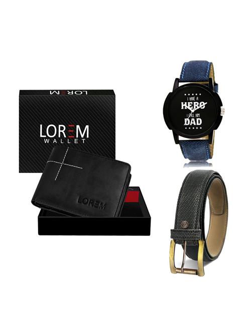 belt, wallet & watch gift combo - 19268258 - Very Small Image - 1