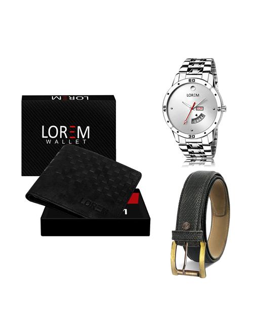 belt, wallet & watch gifts combo - 19268482 - Very Small Image - 1