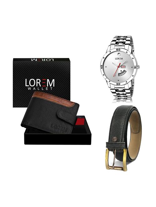 belt, wallet & watch gifts combo - 19268488 - Very Small Image - 1