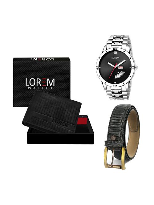 belt, wallet & watch gifts combo - 19268519 - Very Small Image - 1