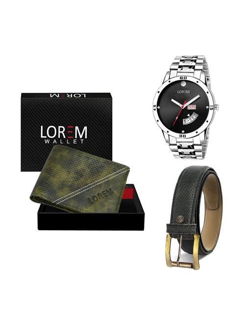 belt, wallet & watch gifts combo - 19268522 - Very Small Image - 1