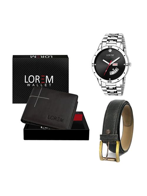 belt, wallet & watch gifts combo - 19268529 - Very Small Image - 1