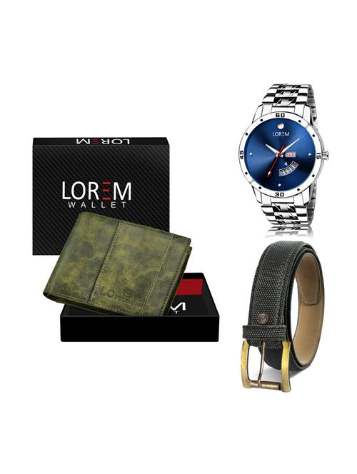 belt, wallet & watch gifts combo - 19268551 - Very Small Image - 1