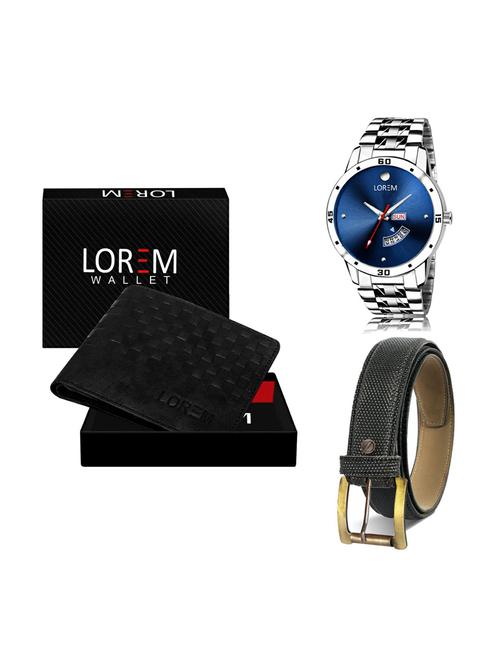 belt, wallet & watch gifts combo - 19268572 - Very Small Image - 1