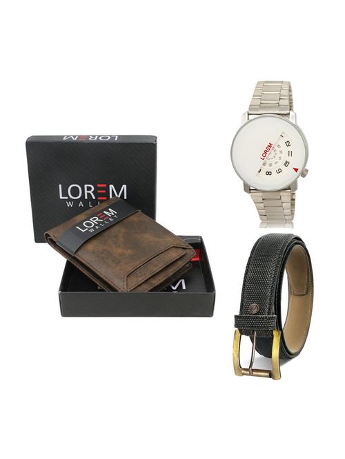 belt, wallet & watch gift combo - 19268583 - Very Small Image - 1