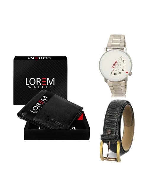 belt, wallet & watch gift combo - 19268593 - Very Small Image - 1