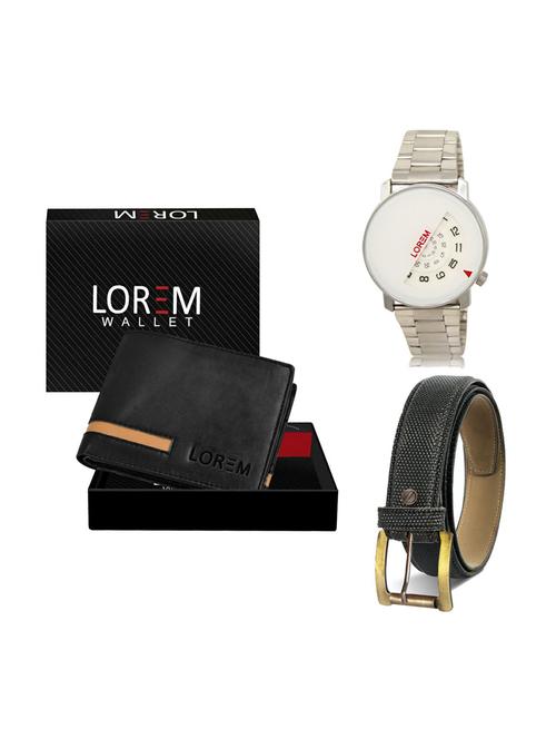 belt, wallet & watch gift combo - 19268620 - Very Small Image - 1