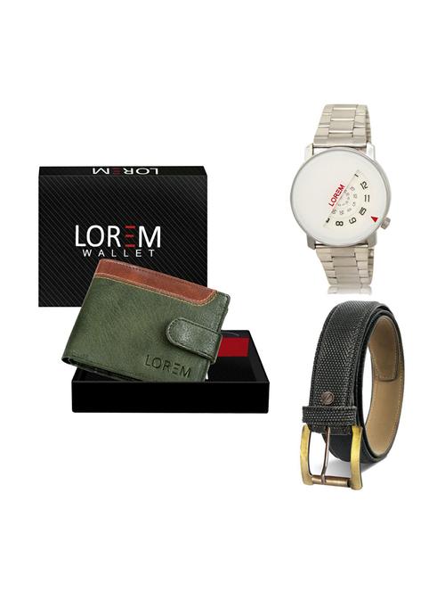 belt, wallet & watch gift combo - 19268624 - Very Small Image - 1