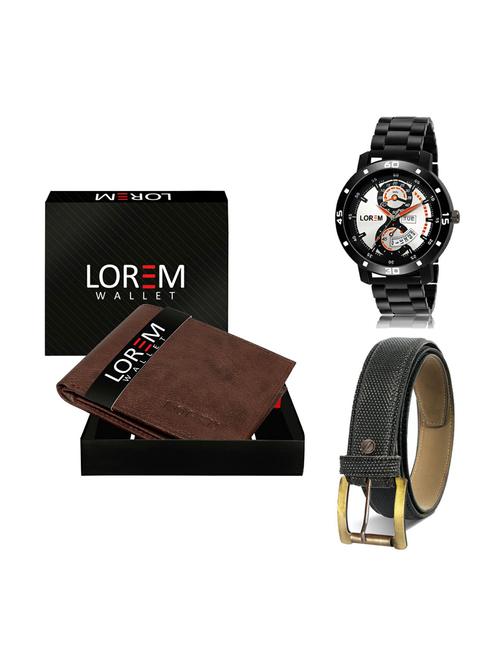 belt, wallet & watch gift combo - 19268635 - Very Small Image - 1