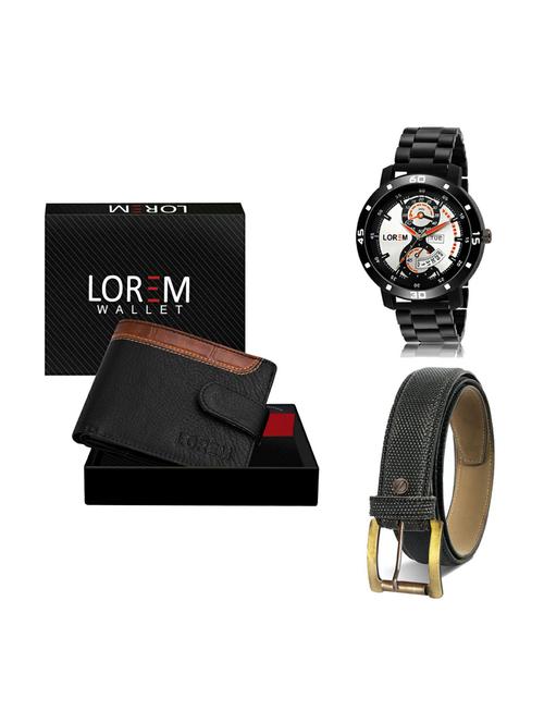 belt, wallet & watch gift combo - 19268668 - Very Small Image - 1