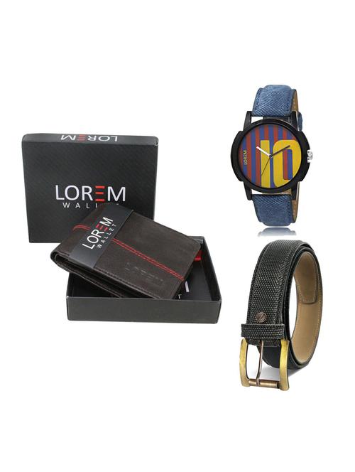 belt, wallet & watch gift combo - 19268675 - Very Small Image - 1