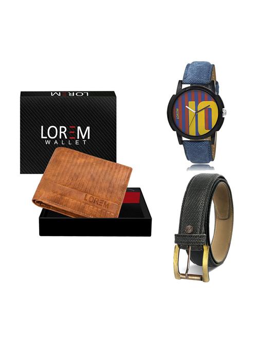 belt, wallet & watch gift combo - 19268697 - Very Small Image - 1