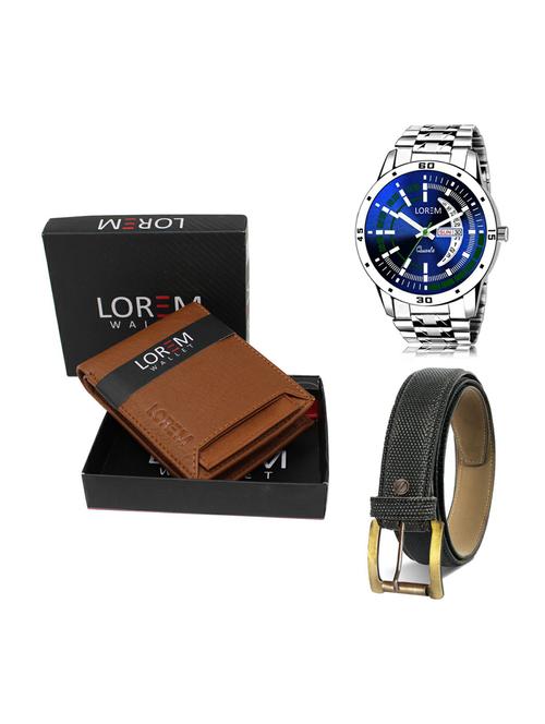 belt, wallet & watch gift combo - 19268717 - Very Small Image - 1