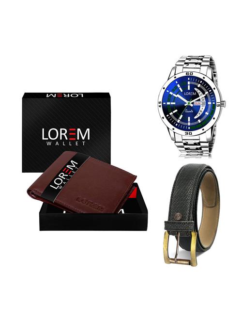 belt, wallet & watch gift combo - 19268727 - Very Small Image - 1