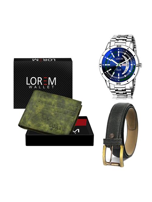 belt, wallet & watch gift combo - 19268730 - Very Small Image - 1