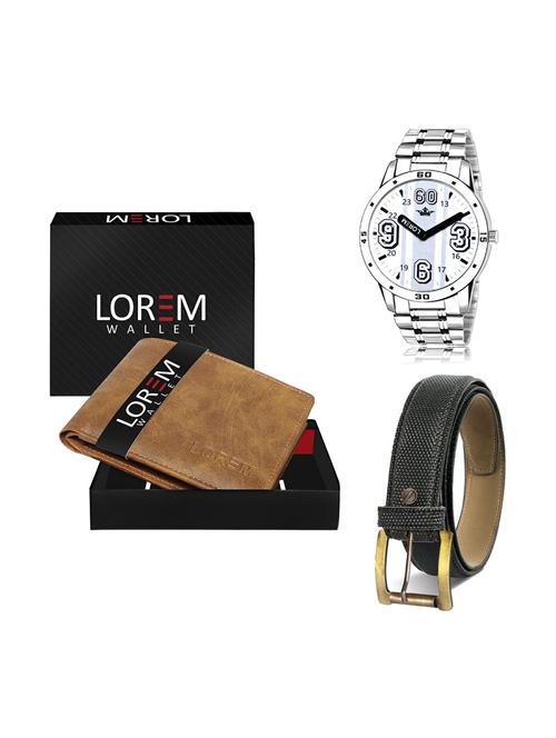 belt, wallet & watch gift combo - 19268771 - Very Small Image - 1