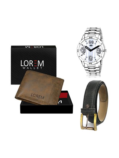 belt, wallet & watch gift combo - 19268782 - Very Small Image - 1