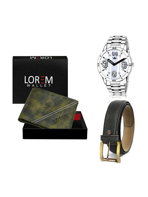 belt, wallet & watch gift combo - 19268792 - Very Small Image - 1