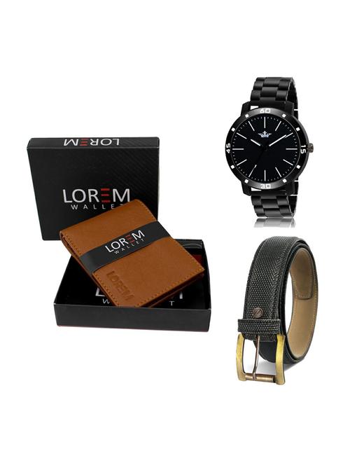belt, wallet & watch gift combo - 19268806 - Very Small Image - 1