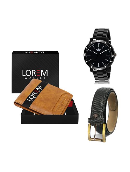 belt, wallet & watch gift combo - 19268809 - Very Small Image - 1