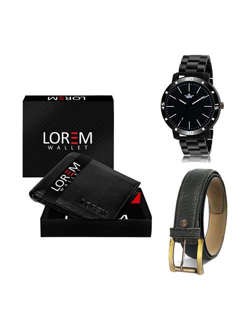 belt, wallet & watch gift combo - 19268818 - Very Small Image - 1