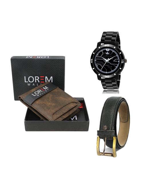 belt, wallet & watch gift combo - 19268853 - Very Small Image - 1