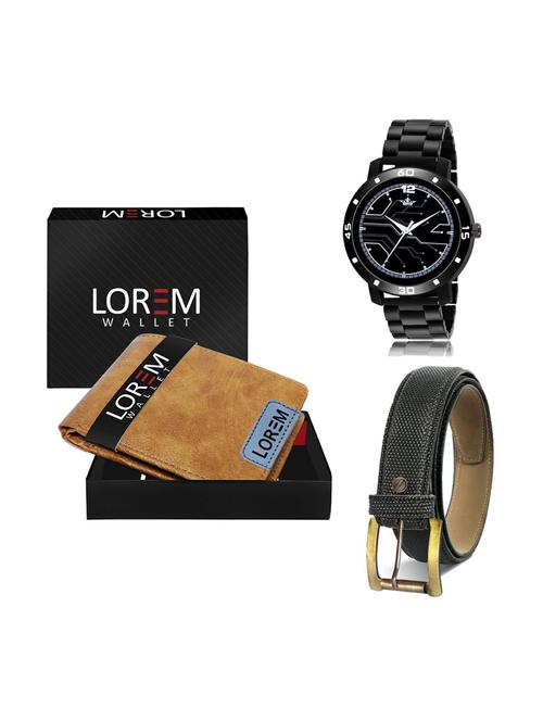 belt, wallet & watch gift combo - 19268859 - Very Small Image - 1
