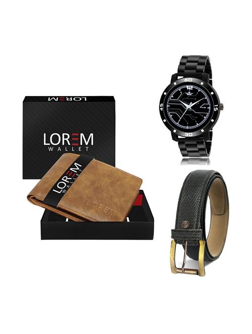 belt, wallet & watch gift combo - 19268861 - Very Small Image - 1
