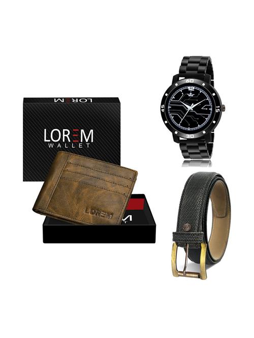 belt, wallet & watch gift combo - 19268867 - Very Small Image - 1