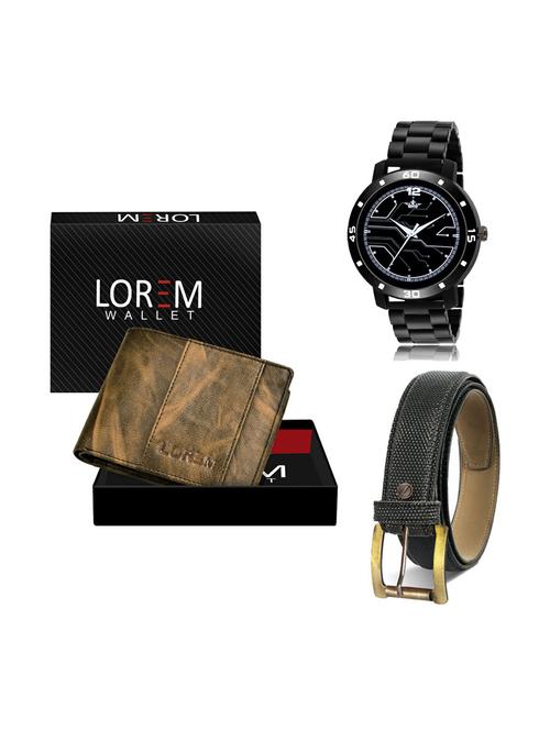 belt, wallet & watch gift combo - 19268868 - Very Small Image - 1