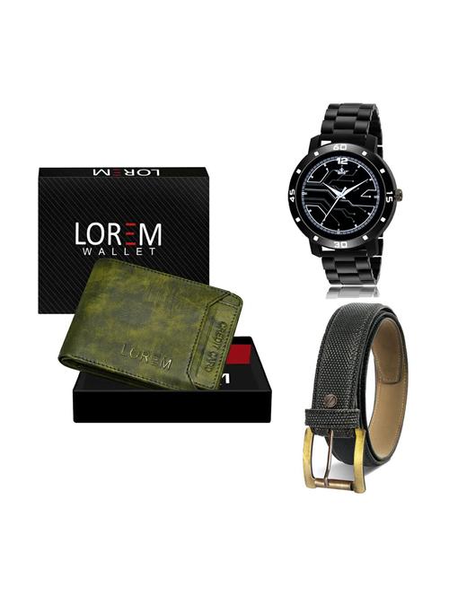 belt, wallet & watch gift combo - 19268875 - Very Small Image - 1