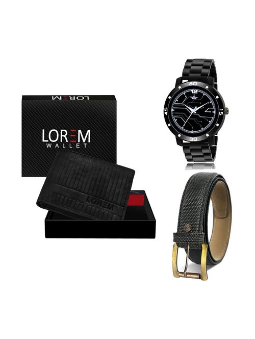 belt, wallet & watch gift combo - 19268879 - Very Small Image - 1