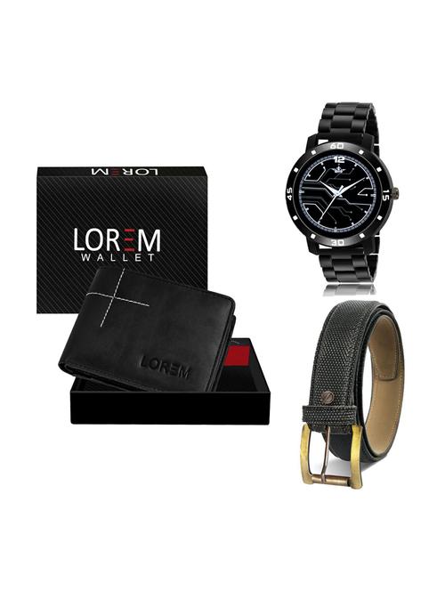 belt, wallet & watch gift combo - 19268888 - Very Small Image - 1