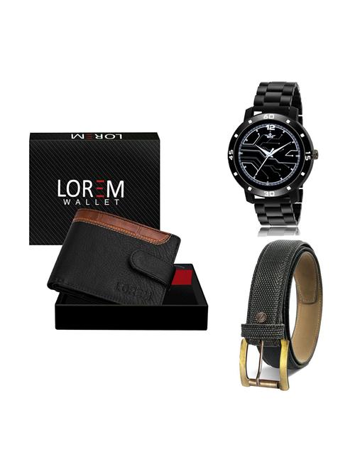 belt, wallet & watch gift combo - 19268893 - Very Small Image - 1