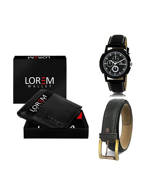 belt, wallet & watch gift combo - 19268953 - Very Small Image - 1