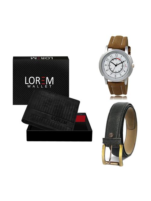 belt, wallet & watch gift combo - 19269149 - Very Small Image - 1