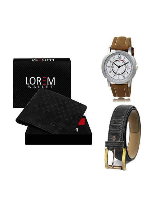 belt, wallet & watch gift combo - 19269157 - Very Small Image - 1
