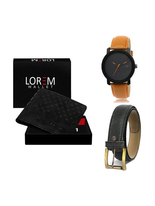 belt, wallet & watch gift combo - 19269292 - Very Small Image - 1