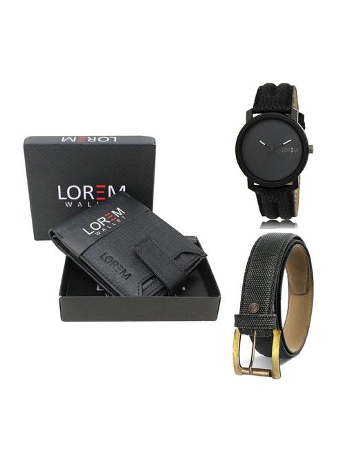 belt, wallet & watch gift combo - 19269306 - Very Small Image - 1