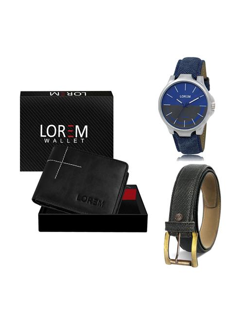 belt, wallet & watch gift combo - 19269473 - Very Small Image - 1