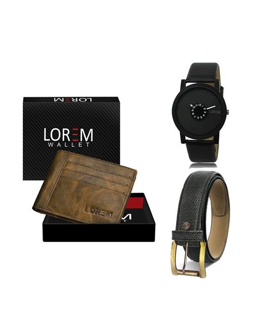 belt, wallet & watch gift combo - 19269497 - Very Small Image - 1