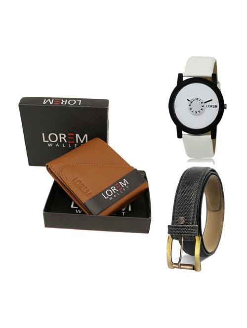 belt, wallet & watch gift combo - 19269525 - Very Small Image - 1
