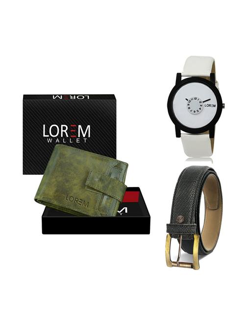 belt, wallet & watch gift combo - 19269545 - Very Small Image - 1