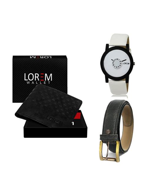 belt, wallet & watch gift combo - 19269562 - Very Small Image - 1