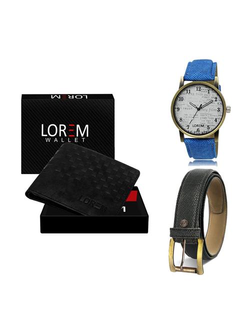 belt, wallet & watch gift combo - 19269652 - Very Small Image - 1