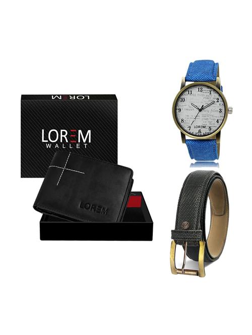 belt, wallet & watch gift combo - 19269653 - Very Small Image - 1