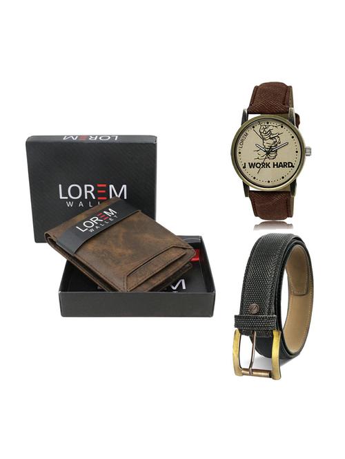 belt, wallet & watch gift combo - 19269663 - Very Small Image - 1